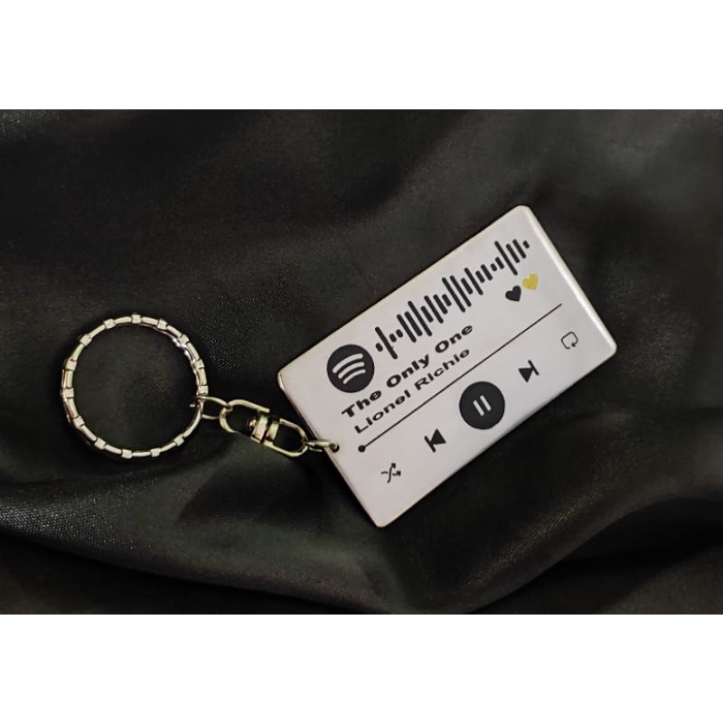 SPOTIFY QR CODE KEYCHAIN ENGRAVED IN STAINLESS Shopee Philippines