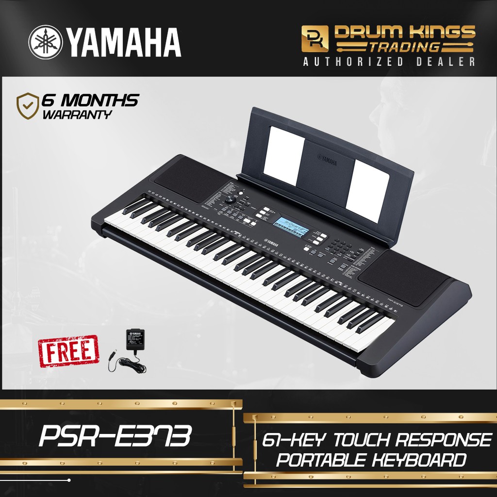 Yamaha PSR E373 Portable 61-Key Keyboard | Shopee Philippines