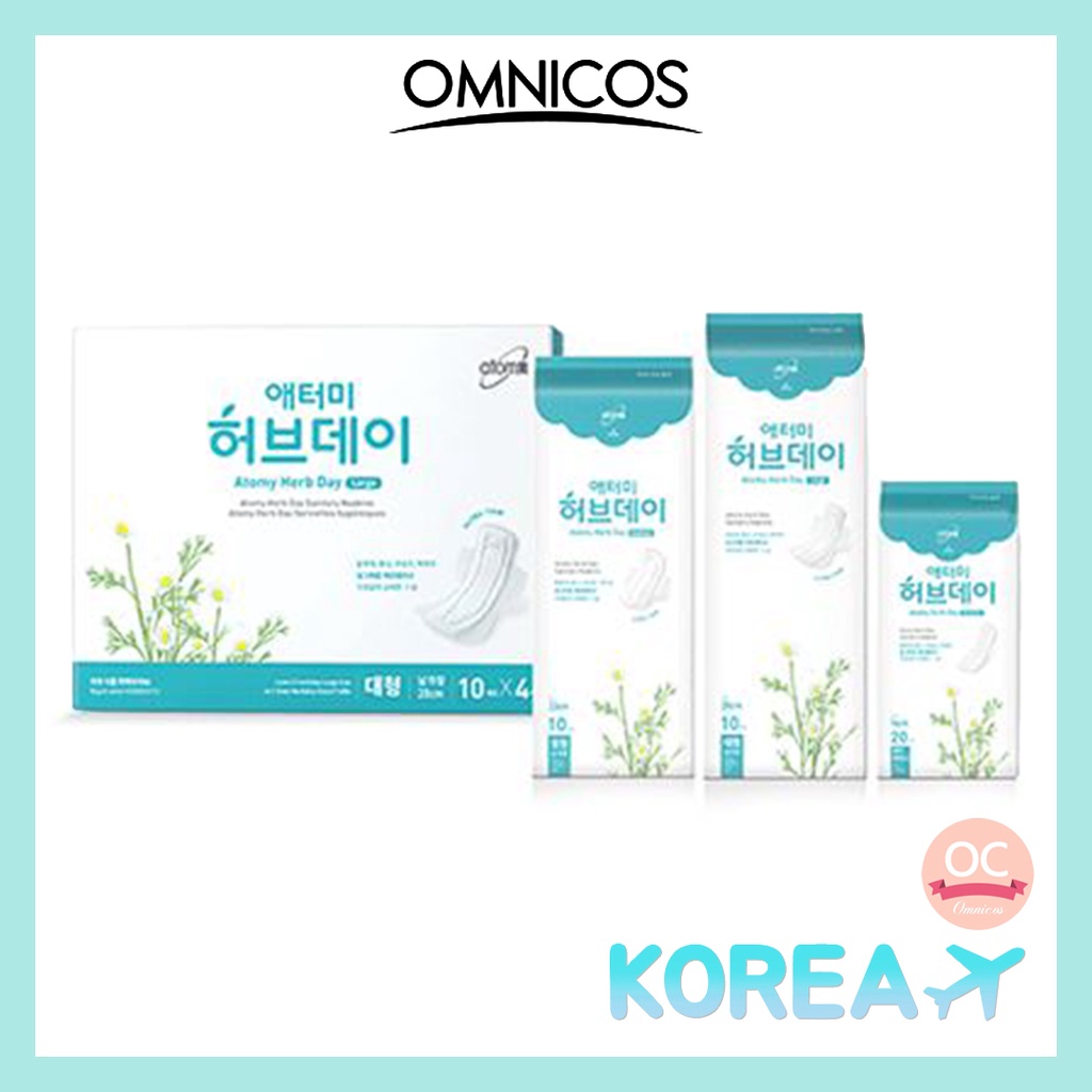 ATOMY Herb Day Panty Liner/Sanitary Pads Shopee Philippines