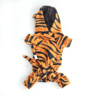 Dog Clothe Dog and Cat Costume, Velvet Type Keep Warm Tiger Figure for Winter XS-XXL #6