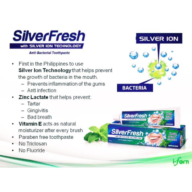 silver toothpaste