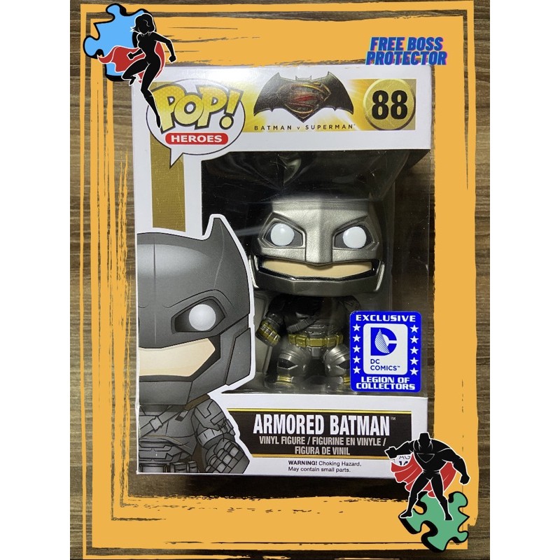 Funko POP! #88 Armored Batman (LOC Exclusive) FREE PROTECTOR | Shopee  Philippines