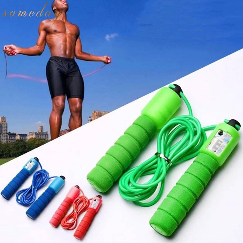 Jump Rope with Counter Skipping Jumping Ropes With Adjustable Length for Exercise Fitness