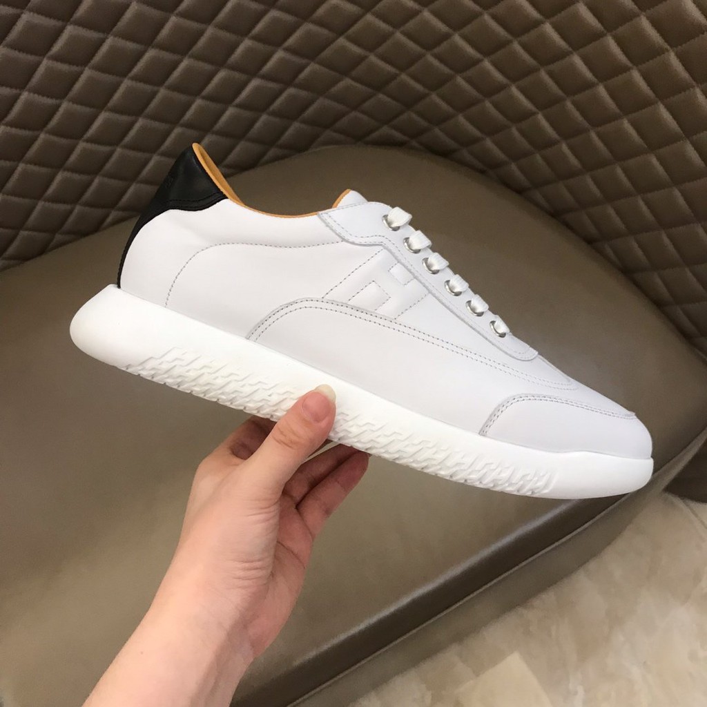 hermes white sneakers