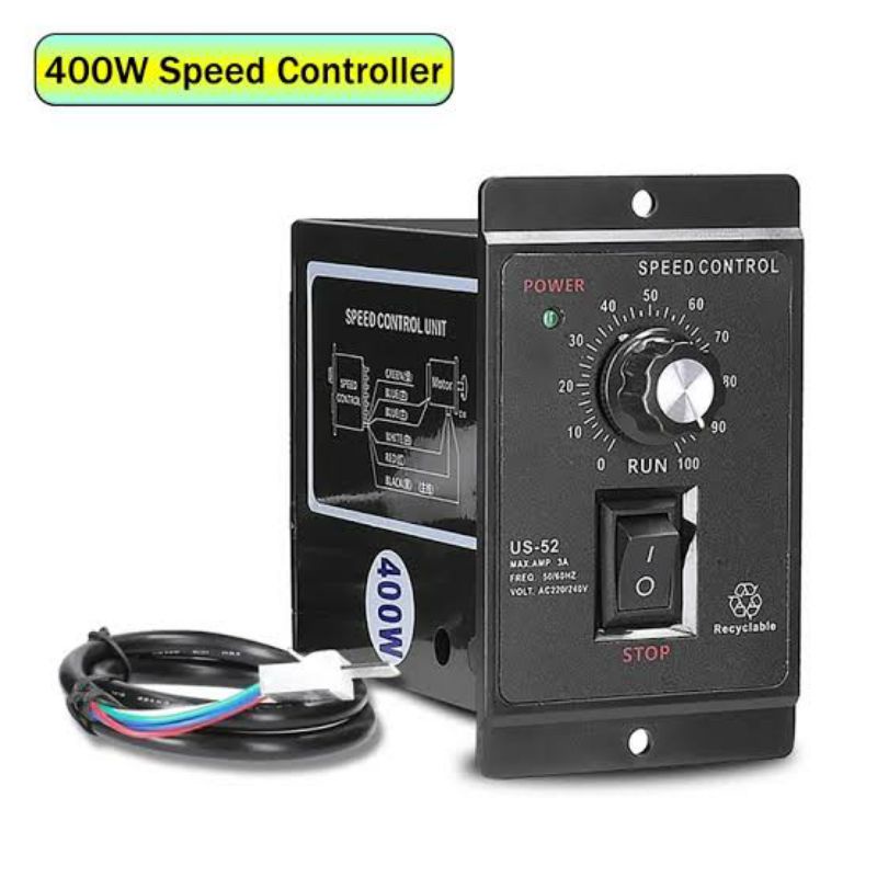 Speed control 400Wat scr triac 1 phase 220V 400 Watt motor speed ...