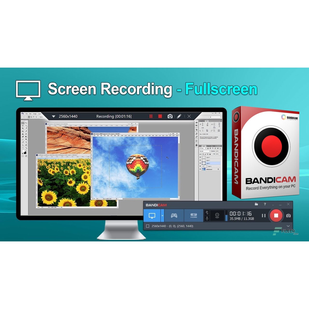 Screen Recorder Bandicam for Windows (Lifetime use No Watermark