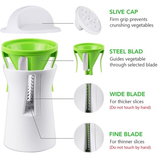 Creative Vegetable Spiral Slicer Noodle Machine Funnel Shredder Cutter Grater And Fruit Spiralizer #9