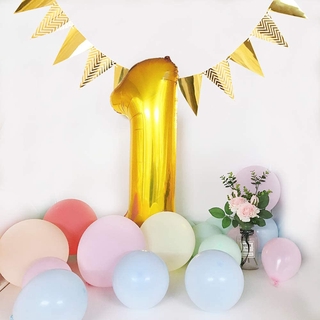 40 inch golden number balloon birthday party decoration #5