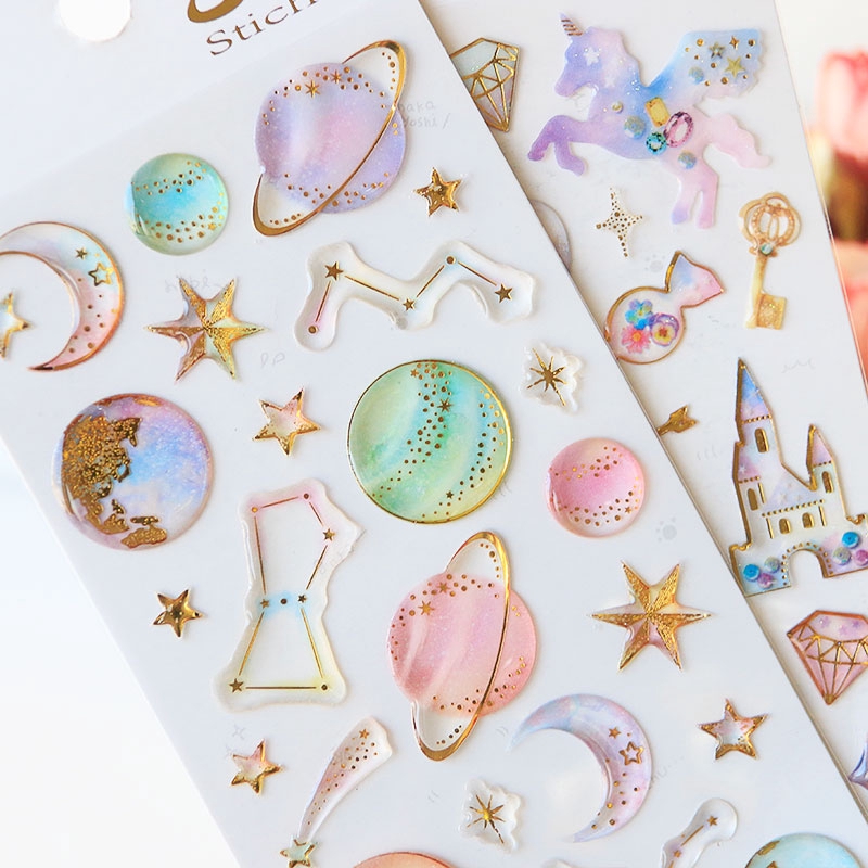 3d Cute Stickers Phone Case Stickers Unicorn Pegasus Castle Label Stickers Cute Kawaii Stickers Scrapbooking Craft Shopee Philippines