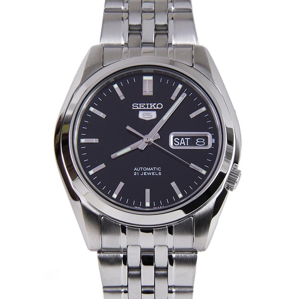 Seiko 5 SNK361K1 Black Dial Automatic Stainless Steel Men's Watch SNK361 |  Shopee Philippines