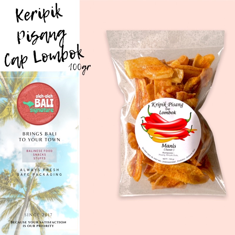Lombok Bali Cap Potato Chips / Lombok Bali Potato Chips | Shopee ...