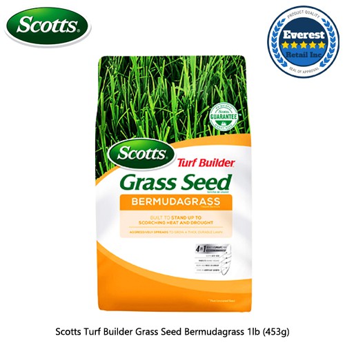 Scotts Turf Builder Grass Seed Bermudagrass (Choose Size 1lb / 5lb