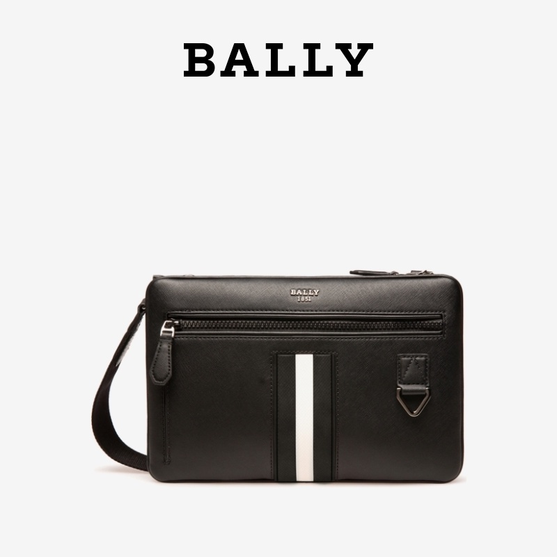 BALLY men's leather shoulder bag clutch messenger bag 6238768 envelope