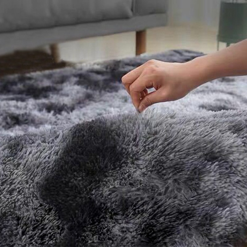 Ready Stock10 Colors Carpet Living Room Carpet Fur Rug Hairy Bedroom Plain Fluffy