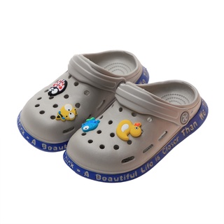 Children New Cute Cartoons Kids Mules Clogs Summer Croc Garden Beach Slippers Sandals Cave Hole Baby Shoes For Boys Girls #9