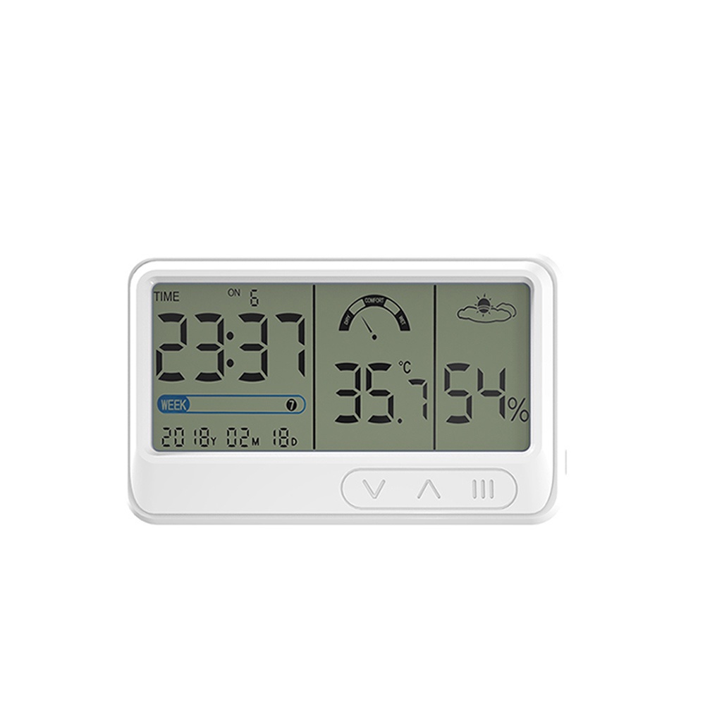 Occkic -10~60°C Weather station digital Thermometer Hygrometer Indoor Outdoor Temperature