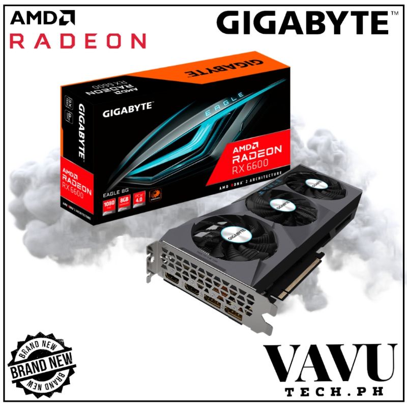 Gigabyte Radeon RX 6600 Eagle 8GB GDDR6 Video Graphics Card | Shopee ...