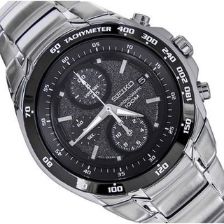 Seiko multi-function chronograph watch waterproof casual fashion business stainless steel three-color men's holiday gift watch
