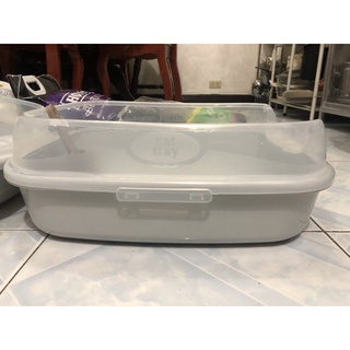 【Philippine cod】 Cat Litter box big gray with scooper #6