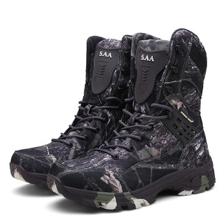 Men's 5AA Tactical Boots Army Men's Outdoor Hiking Combat Swat Shoes ...