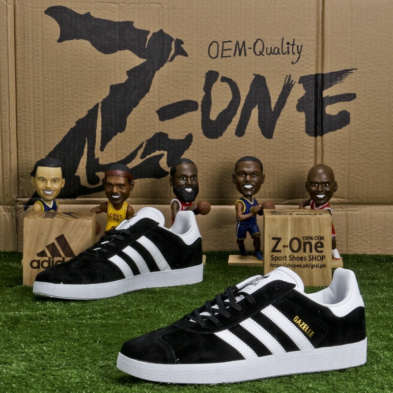 mens black gazelles sale