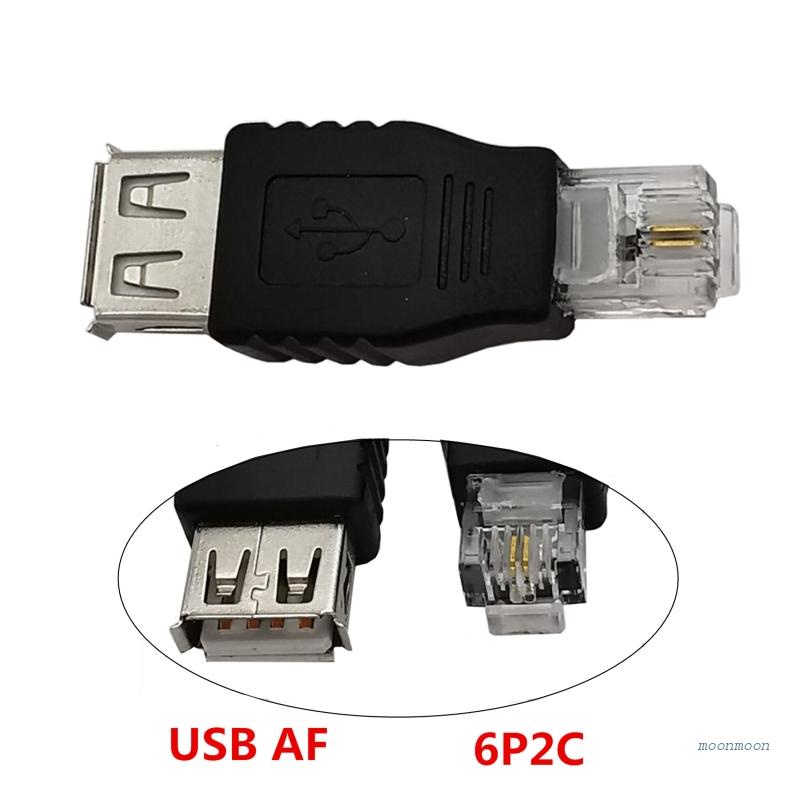 lucky USB 2.0 to Rj11, USB A Female to Telephone Network 6P2C RJ11 Male