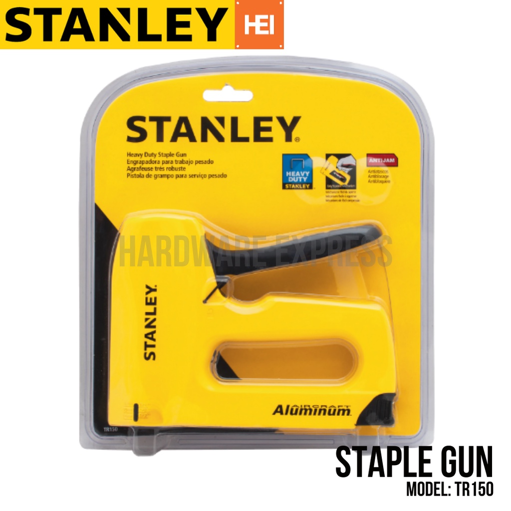 STANLEY Heavy Duty Staple Gun ( Gun Tacker ) TR150 Shopee Philippines
