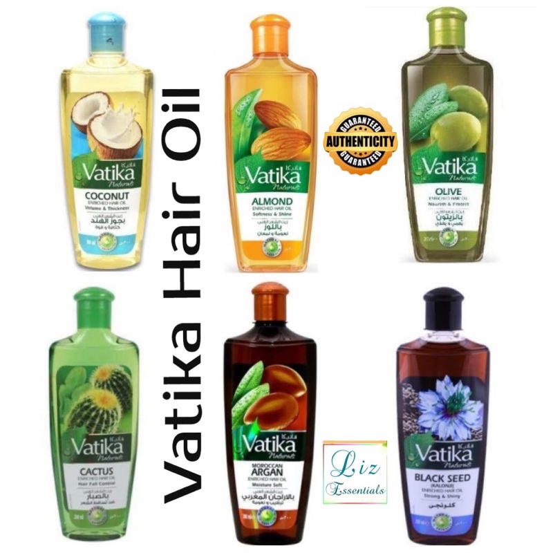 Vatika Naturals Enriched Hair Oil 200ml & 300ml Shopee Philippines