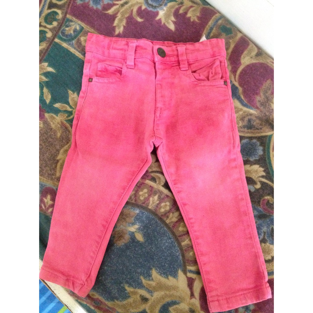 baby pink skinny jeans