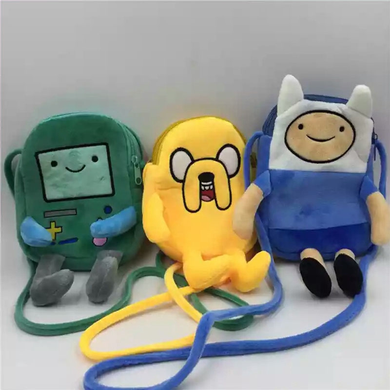 Cod Adventure Time Beemo Bmo Plush Kids Shoulder Bag Shopee - finn in a bag adventure time roblox