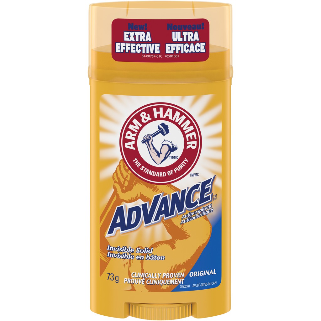 Arm and Hammer Advance Invisible Solid Deodorant ORIGINAL Shopee