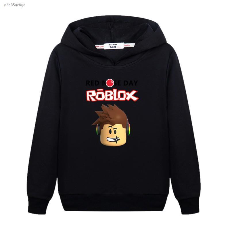 Lowest Price Boy Pullover Children Cotton Hoodies Roblox Print Sweatshirt Shopee Philippines - gray hoodie roblox