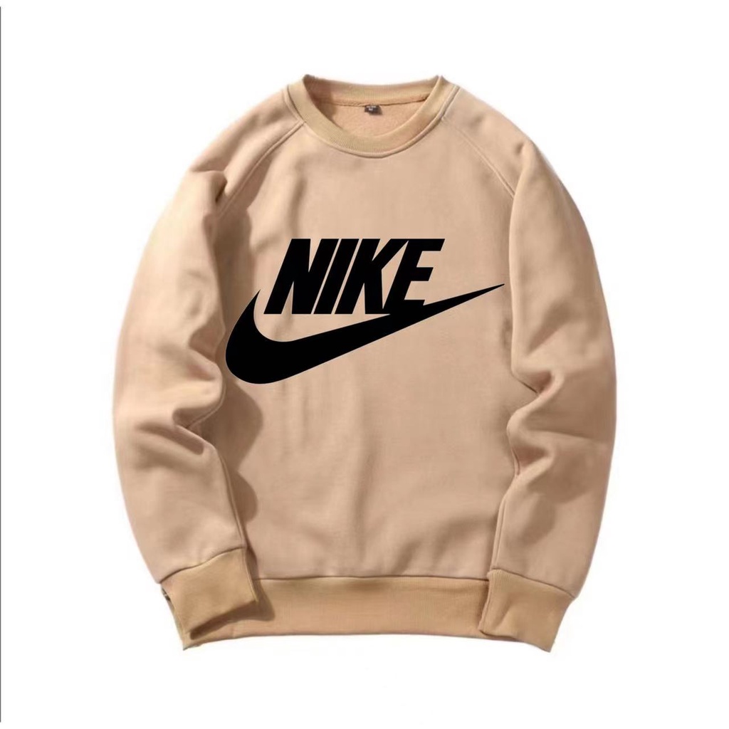 Cod 12 Colors Sweatshirts Size M To 2XL Unisex Plain Pullover Crew Neck Sweater Makapal Tela #1