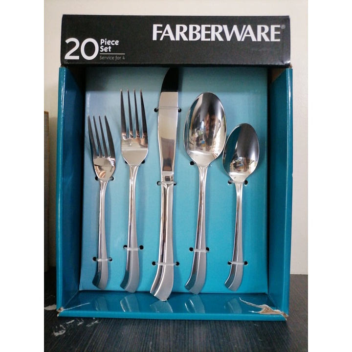 Original Farberware 20Piece Flatware Cutlery Set, Service for 4