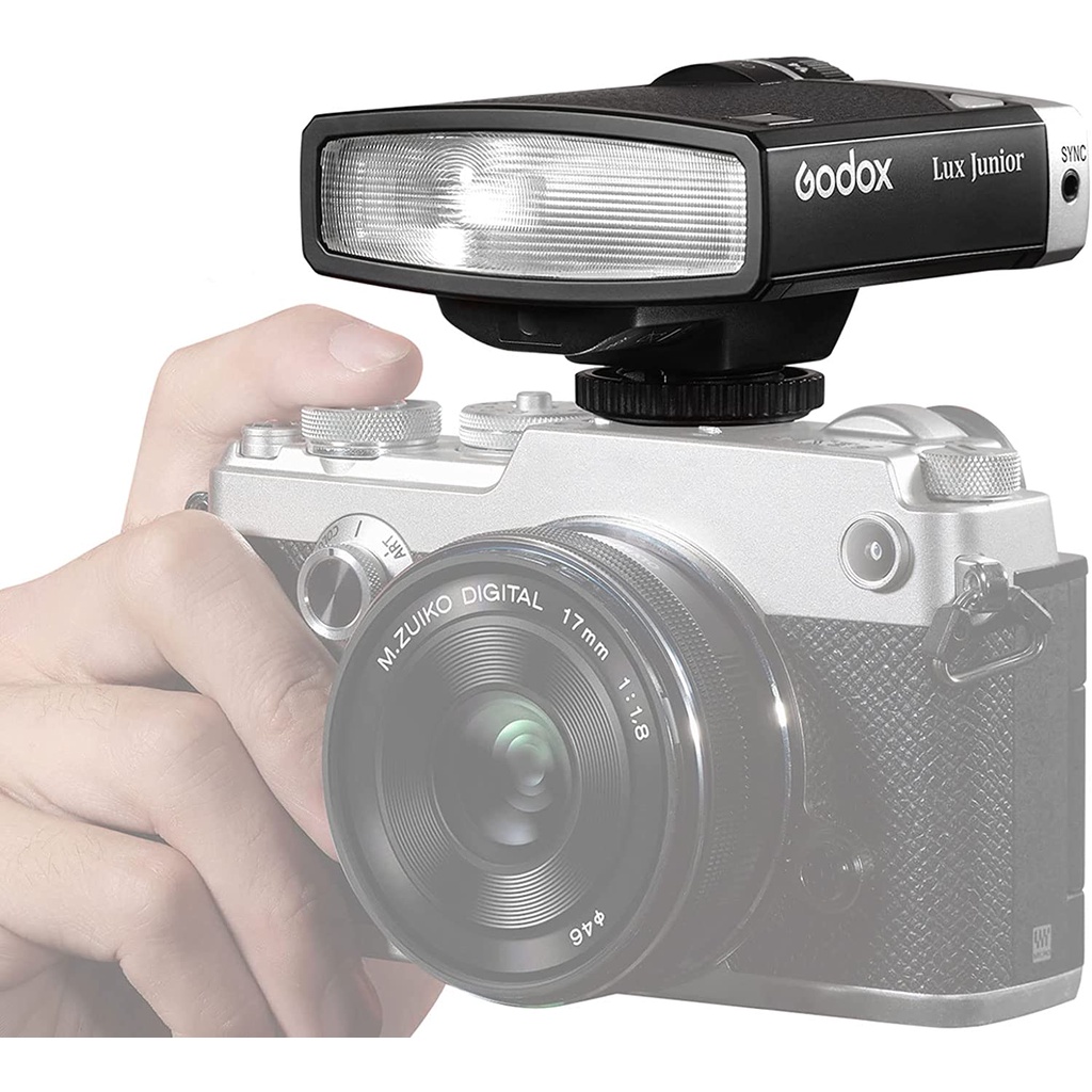 GODOX Lux Junior Retro Design Flash for Digital and Film Cameras w/ Center Pin Sync Port MVP CAMERA #6