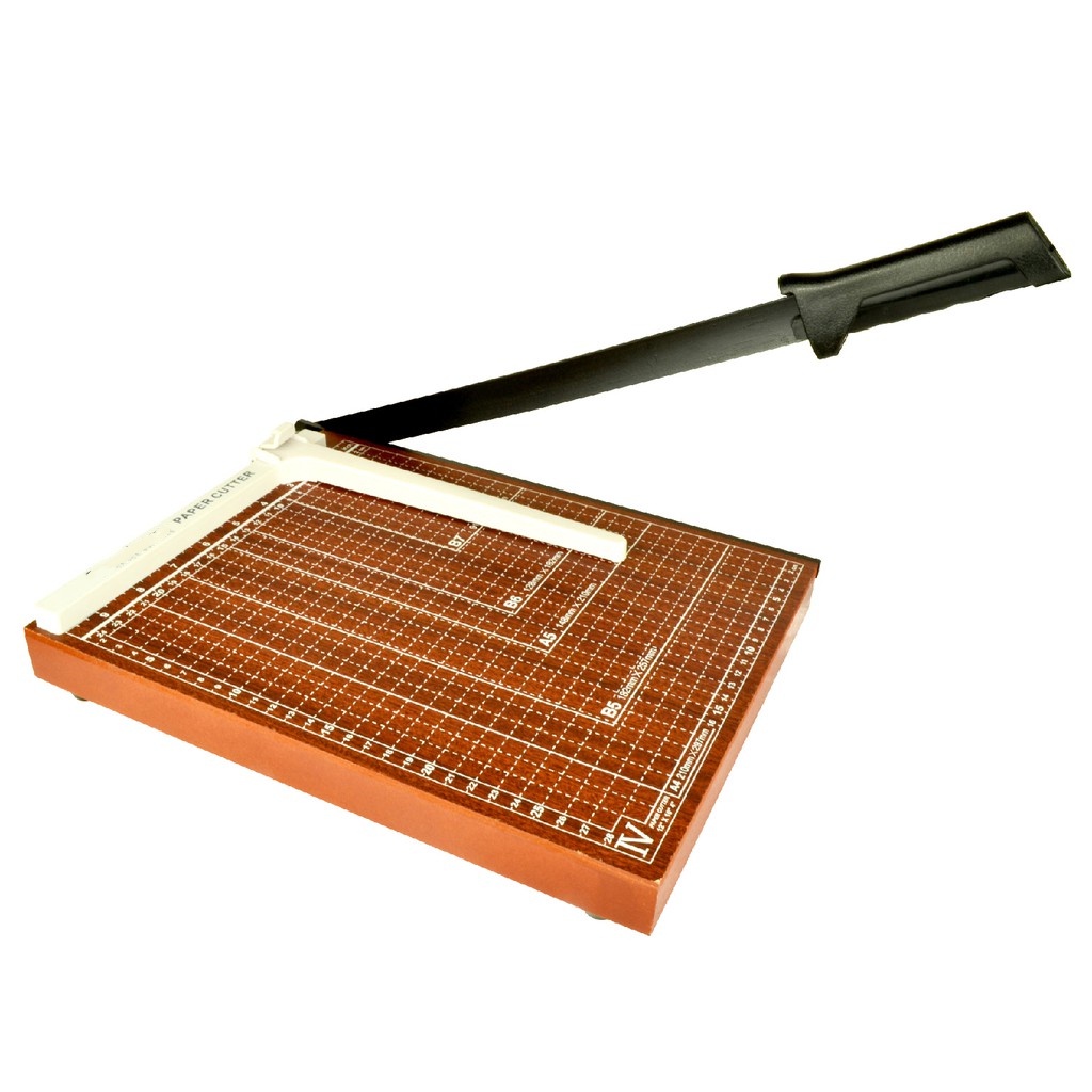 A5 A4 Paper Cutter Wood Paper Trimmer Guillotine Photo Cutter Office