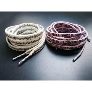 1 Pair Fear of God Fog Shoelace Black/White Shoelace