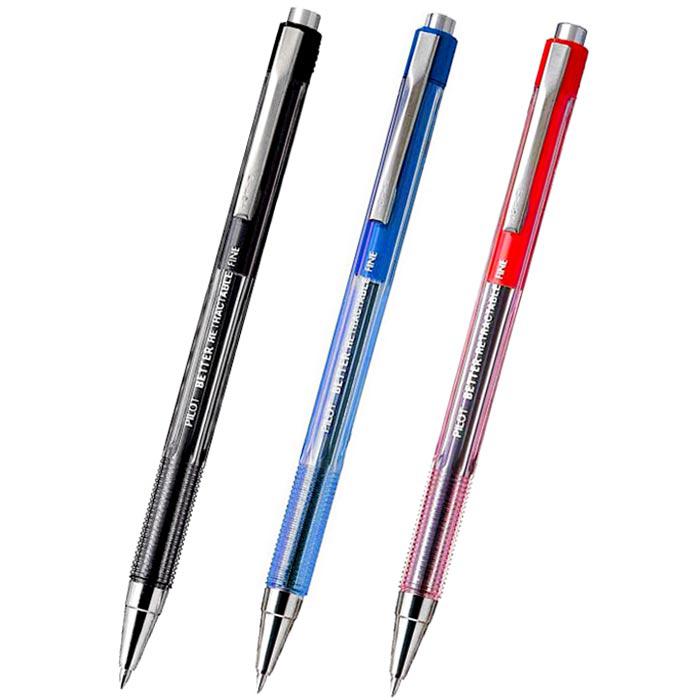 Pilot BP145F Better Retractable Ballpoint Pen Fine Alle Karle
