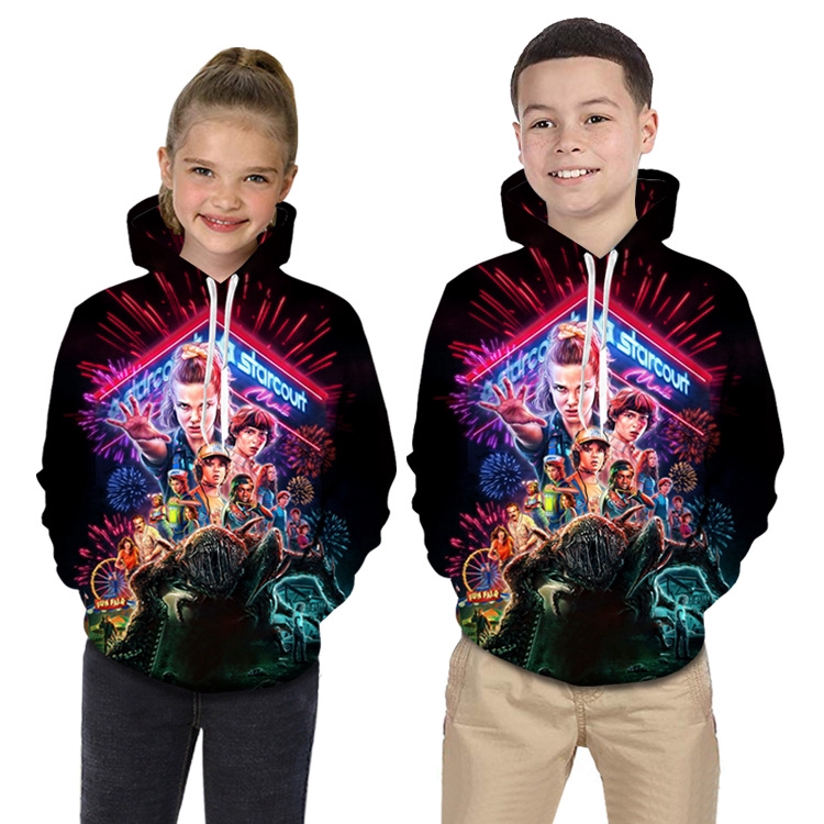 children's stranger things hoodie