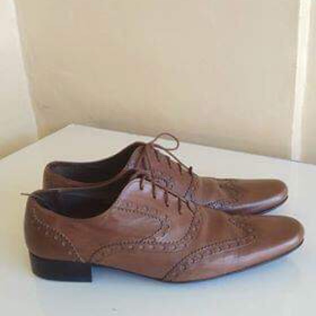 zara man leather shoes