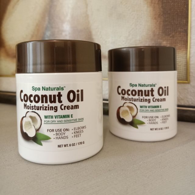 spa naturals coconut oil moisturizing cream with vitamin e stores