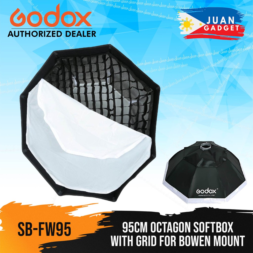 Softbox Ottagonale Da 95 Cm Con Griglia A Nido D'ape Per Attacco Bowens: Luce Professionale Ovunque!