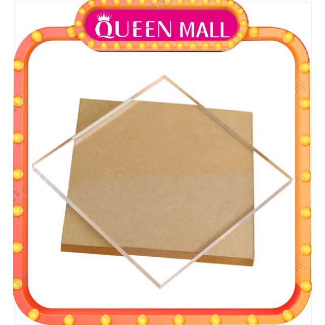 Clear Transparent Acrylic Sheet Pre Cut & Customized Size Plastic Glass