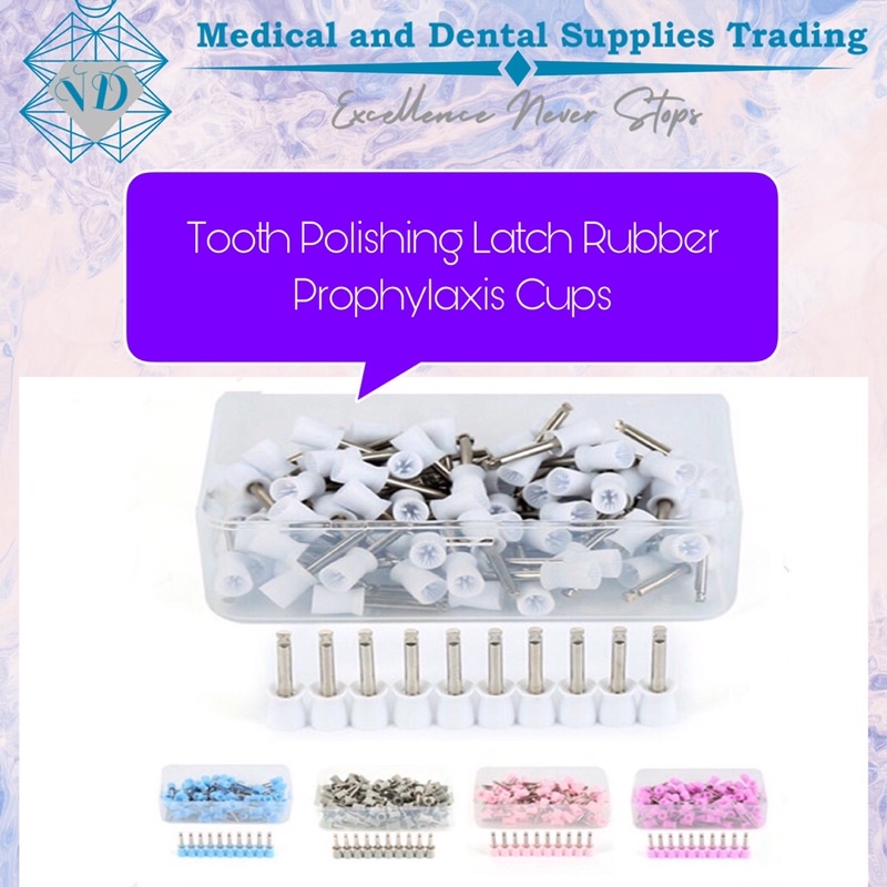 Dental Tooth Polishing Latch Rubber Prophylaxis Cup Sold Per Piece Shopee Philippines