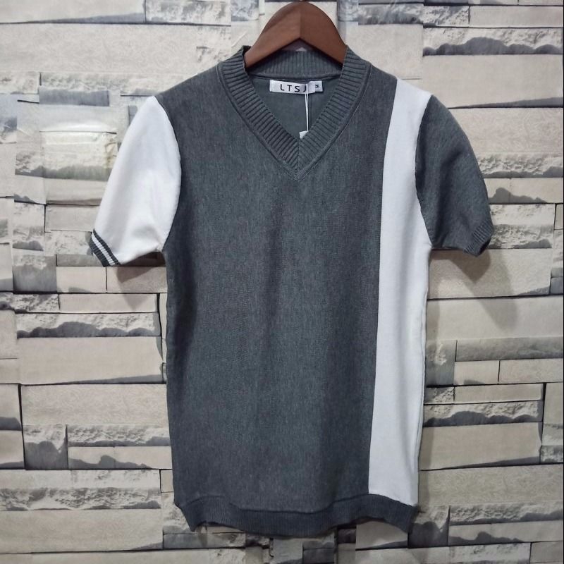 mens short sleeve sweater