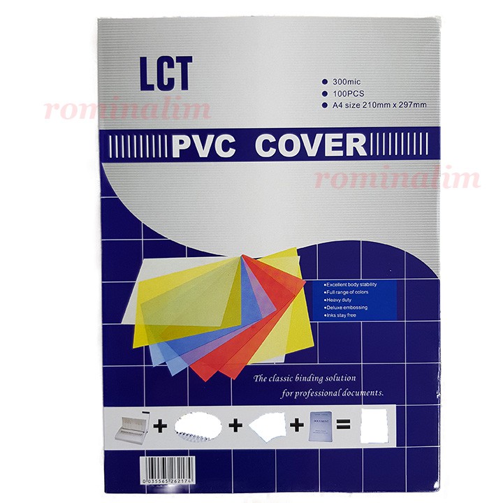 LCT PVC Binding Cover 300 Microns LONG Acetate 0.3 mm Shopee Philippines