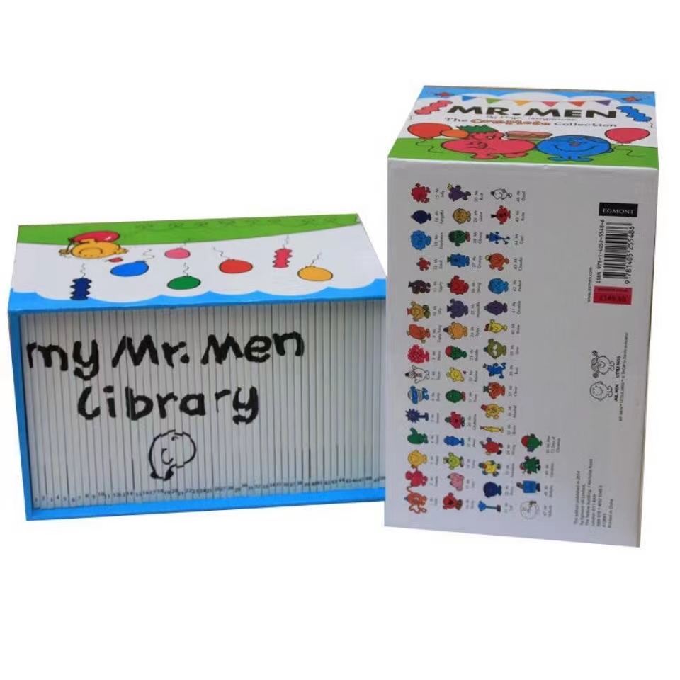 cod Little Miss books Mr Men Books Set Children English Story Books 50 pcs brand new boxed set