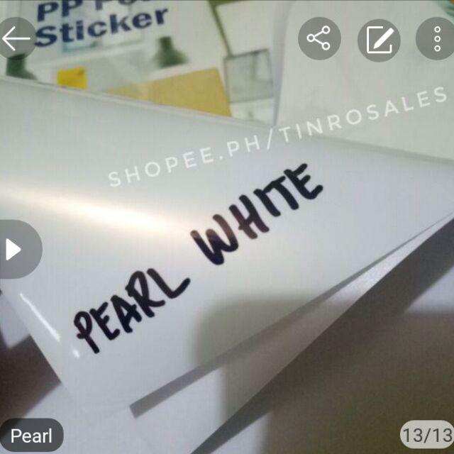 Waterproof Sticker Paper With Video Proof Printable A4 Shopee Philippines