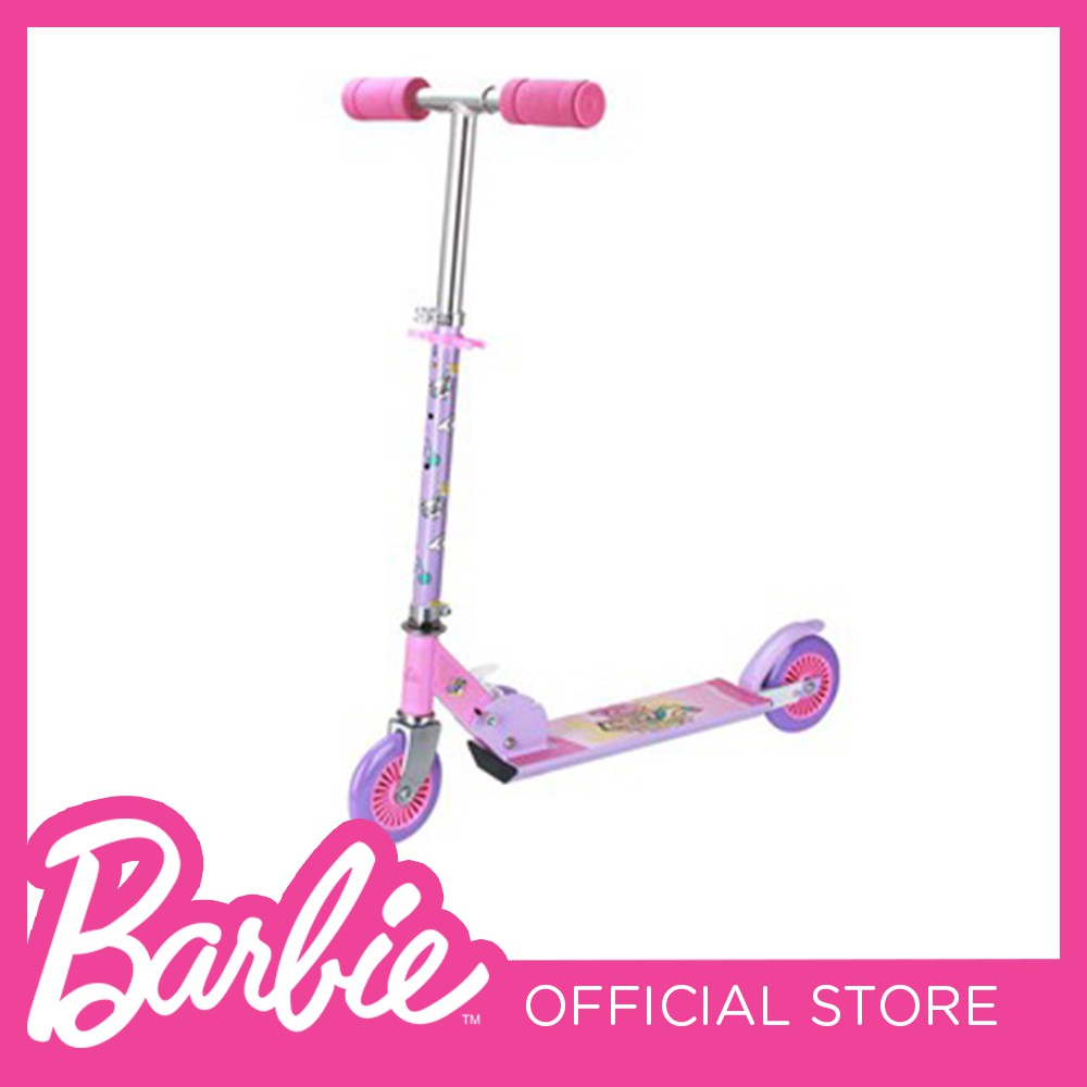 barbie three wheel scooter