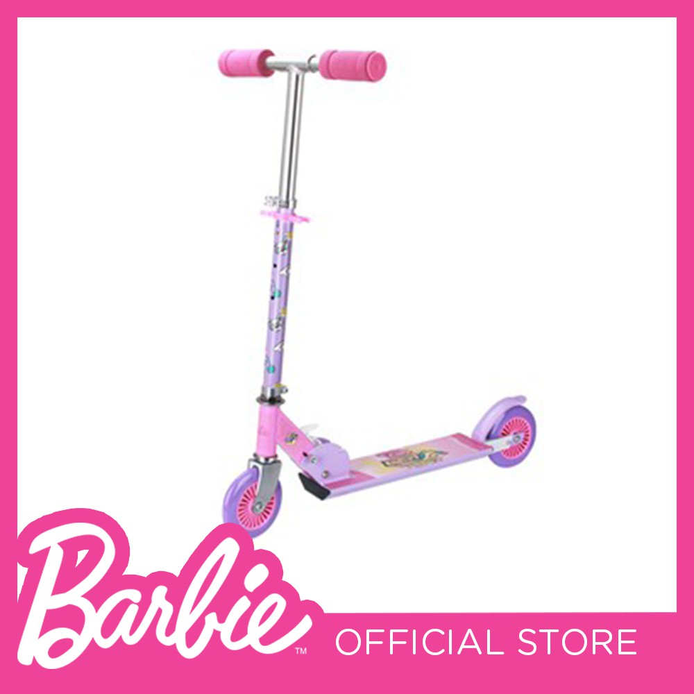 barbie with scooter